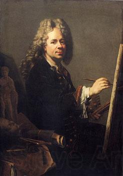 Jacob van Schuppen Selbstbildnis vor der Staffelei France oil painting art